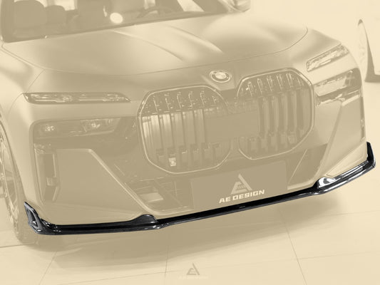 ArmorExtend AE Front Lip & Side Splitters for BMW i7 M70 xDrive60 & 760i/750e xDrive G70 Pre-preg Carbon Fiber