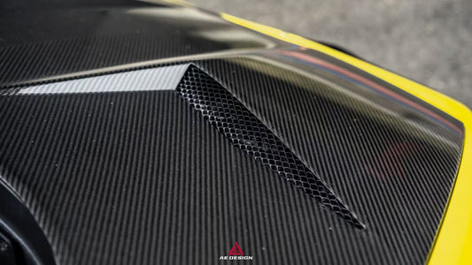 Lamborghini Huracan LP580 LP610 Evo RWD AWD Tecnica Performante 2015 2016 2017 2018 2019 2020 2021 2022 2023 2024 with Aftermarket Parts - Hood Pre-preg Carbon Fiber from ArmorExtend