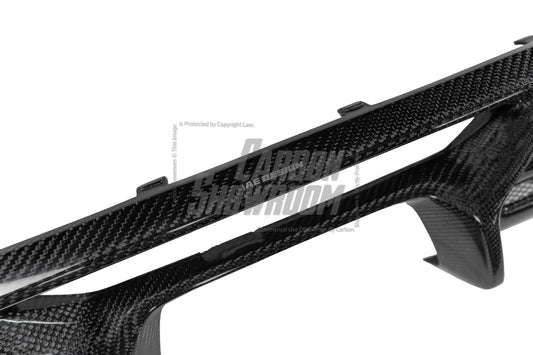 MINI Cooper JCW (John Cooper Works) F56 LCI 2022 2023 2024 with Aftermarket Parts - AE Style Rear Diffuser & Canards Carbon Fiber from ArmorExtend