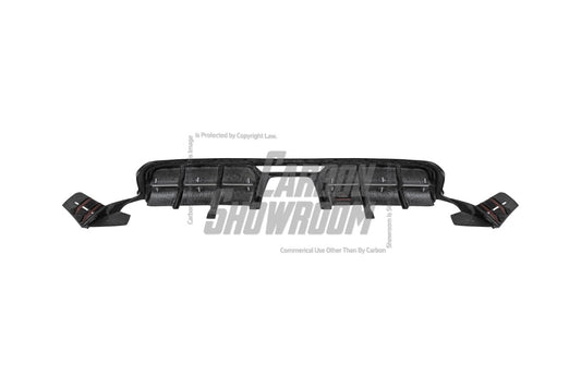 MINI Cooper JCW (John Cooper Works) F56 LCI 2022 2023 2024 with Aftermarket Parts - AE Style Rear Diffuser & Canards Carbon Fiber from ArmorExtend