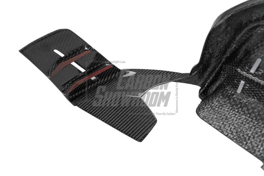 MINI Cooper JCW (John Cooper Works) F56 LCI 2022 2023 2024 with Aftermarket Parts - AE Style Rear Diffuser & Canards Carbon Fiber from ArmorExtend