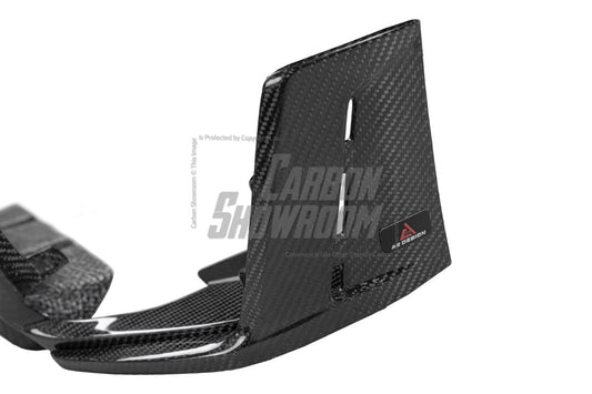 MINI Cooper JCW (John Cooper Works) F56 LCI 2022 2023 2024 with Aftermarket Parts - AE Style Rear Diffuser & Canards Carbon Fiber from ArmorExtend