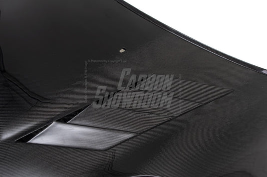 MINI Cooper JCW (John Cooper Works) F56 & Cooper (All Models) LCI 2022 2023 2024 with Aftermarket Parts - AE Style Hood Carbon Fiber from ArmorExtend