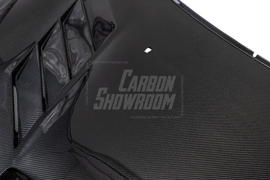 MINI Cooper JCW (John Cooper Works) F56 & Cooper (All Models) LCI 2022 2023 2024 with Aftermarket Parts - AE Style Hood Carbon Fiber from ArmorExtend