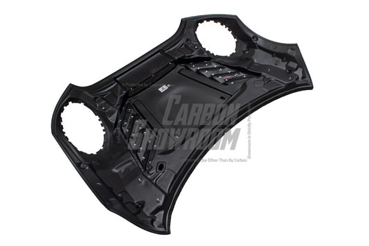 MINI Cooper JCW (John Cooper Works) F56 & Cooper (All Models) LCI 2022 2023 2024 with Aftermarket Parts - AE Style Hood Carbon Fiber from ArmorExtend