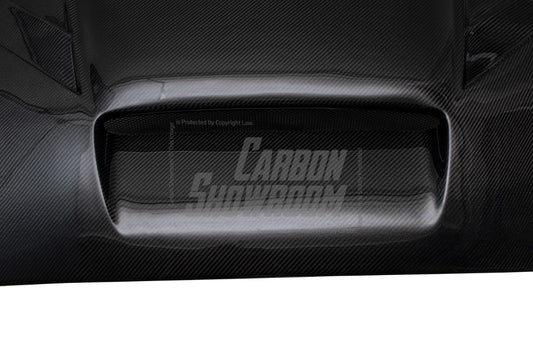 MINI Cooper JCW (John Cooper Works) F56 & Cooper (All Models) LCI 2022 2023 2024 with Aftermarket Parts - AE Style Hood Carbon Fiber from ArmorExtend