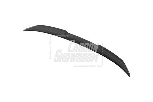 BMW I4 M50 / e Drive 40 (with M-package bumper, does not fit base model) G26 2022-ON & 4 Series Gran Coupe M440i 430i (with M-package bumper, does not fit base model) G26 2022-ON with Aftermarket Parts - Rear Spoiler Pre-preg Carbon Fiber from Karbel Carbon
