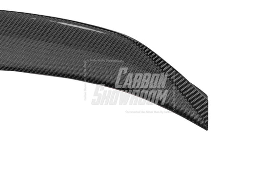 BMW I4 M50 / e Drive 40 (with M-package bumper, does not fit base model) G26 2022-ON & 4 Series Gran Coupe M440i 430i (with M-package bumper, does not fit base model) G26 2022-ON with Aftermarket Parts - Rear Spoiler Pre-preg Carbon Fiber from Karbel Carbon