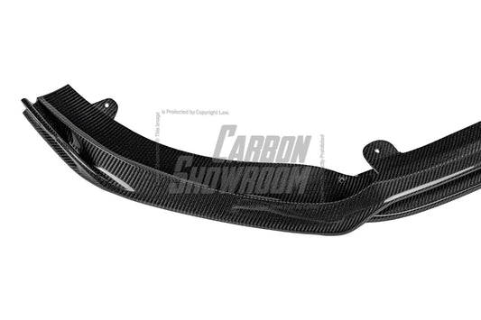 Mercedes Benz CLA45 CLA45S C118 2022 2023 2024 with Aftermarket Parts - AE Front Lip Carbon Fiber from ArmorExtend