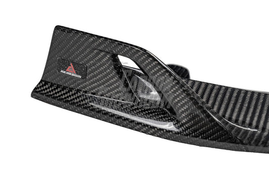 Mercedes Benz CLA45 CLA45S C118 2022 2023 2024 with Aftermarket Parts - AE Front Lip Carbon Fiber from ArmorExtend