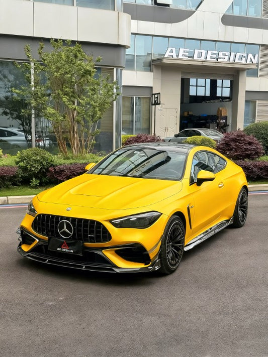 Mercedes Benz CLE-Class AMG CLE 53 C236 A236 2024-ON with Aftermarket Parts - AE Style Front Canards Dry Pre-preg Carbon Fiber from ArmorExtend