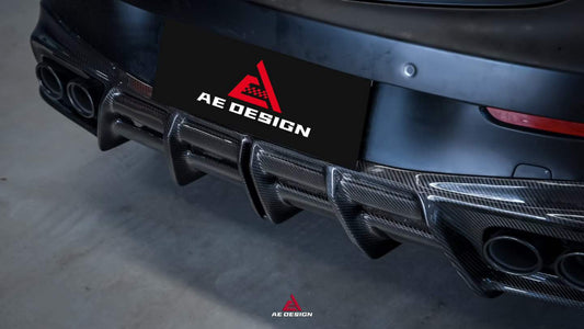Mercedes Benz CLE-Class AMG CLE 53 C236 A236 2024-ON with Aftermarket Parts - AE Style Rear Diffuser Dry Pre-preg Carbon Fiber from ArmorExtend