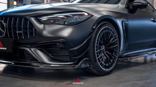 Mercedes Benz CLE-Class AMG CLE 53 C236 A236 2024-ON with Aftermarket Parts - AE Style Front Canards Dry Pre-preg Carbon Fiber from ArmorExtend