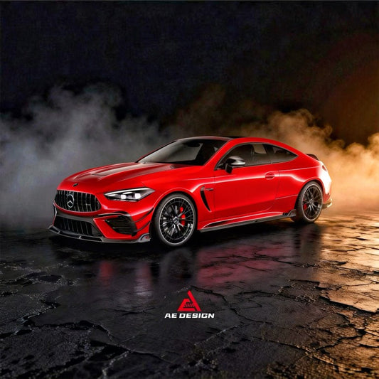 Mercedes Benz CLE-Class AMG CLE 53 C236 A236 2024-ON with Aftermarket Parts - AE Style Front Canards Dry Pre-preg Carbon Fiber from ArmorExtend