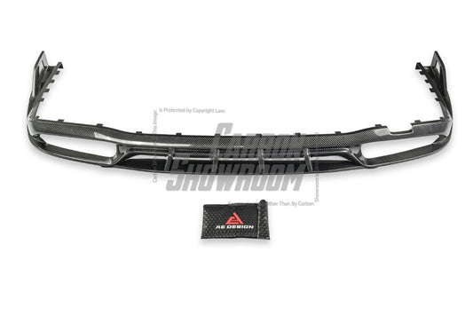 Mercedes Benz E-Class E350 E450 (with sport package bumper) W213 Facelift 2020 2021 2022 2023 2024 & E53 E63/S W213 Facelift 2020 2021 2022 2023 2024 with Aftermarket Parts - AE Rear Diffuser?Carbon Fiber?from?ArmorExtend