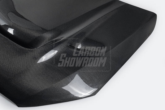 Mercedes Benz GLC-Class AMG GLC63 / 43 / 300 / 250 / 200 W253 X253 C253 (Fits Both Pre-Facelift & Facelift) 2016-2023 with Aftermarket Parts - AE Style Hood Bonnet Carbon Fiber from ArmorExtend