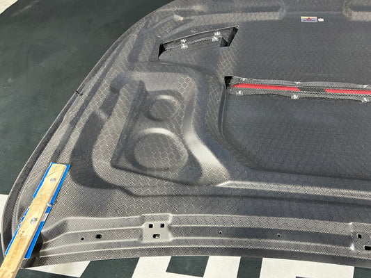 Mercedes Benz E63 E63S W213 2017 2018 2019 2020 2021 2022 2023 2024 with Aftermarket Parts - AE Hood Bonnet Carbon Fiber from ArmorExtend