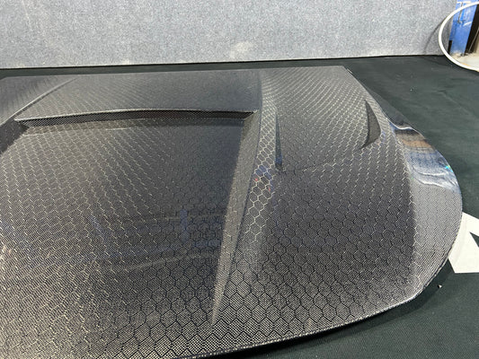 Mercedes Benz E63 E63S W213 2017 2018 2019 2020 2021 2022 2023 2024 with Aftermarket Parts - AE Hood Bonnet Carbon Fiber from ArmorExtend