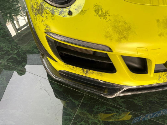 Porsche 911 991.2 Carrera GTS/4 GTS 2015 2016 2017 2018 2019 with Aftermarket Parts - AE Style Front Canards Carbon Fiber from ArmorExtend