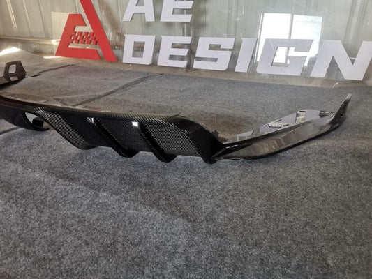 Porsche 911 991.2 Carrera GTS/4 GTS & Carrera 2/2S/4/4S (with PSE Package) 2015 2016 2017 2018 2019 with Aftermarket Parts - AE Style Rear Diffuser Carbon Fiber from ArmorExtend
