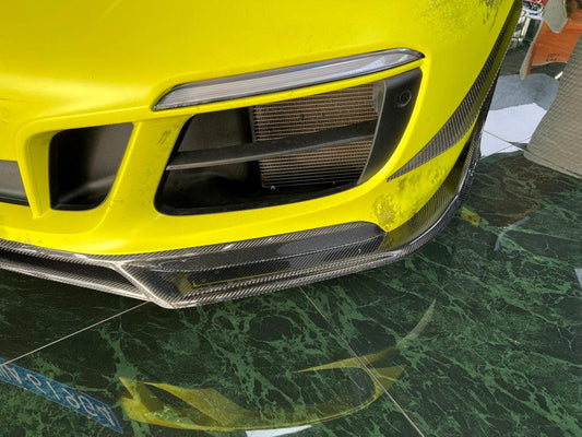 Porsche 911 991.2 Carrera GTS/4 GTS 2015 2016 2017 2018 2019 with Aftermarket Parts - AE Style Front Canards Carbon Fiber from ArmorExtend