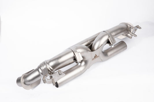 Porsche 911 992.1 Carerra Base/S/T/4/4S/GTS 2020-2024 & 992.2 Carerra Base/S/T 2025-ON with Aftermarket Parts - Axle-back Exhaust with Valve Stainless Steel / Titanium from ArmorExtend