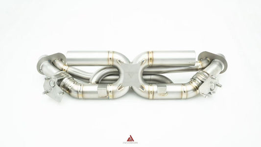 Porsche 911 992.1 Carerra Base/S/T/4/4S/GTS 2020-2024 & 992.2 Carerra Base/S/T 2025-ON with Aftermarket Parts - Axle-back Exhaust with Valve Stainless Steel / Titanium from ArmorExtend