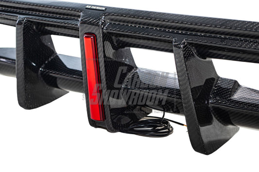 Porsche 911 992 Carrera/4/S/4S (Fits Aero Kit / Sport Package Only)2020-ON with Aftermarket Parts-ART Style Carbon Fiber Rear Diffuser Canards from Armorextend