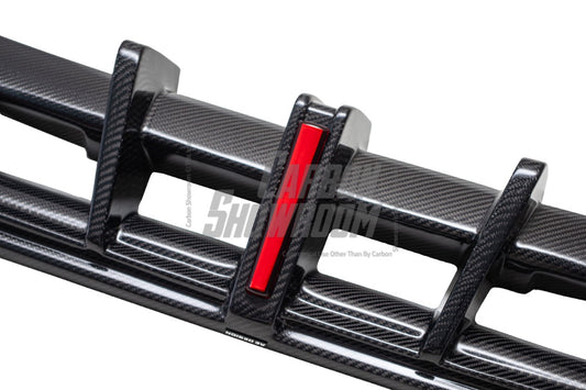 Porsche 911 992 Carrera/4/S/4S (Fits Aero Kit / Sport Package Only)2020-ON with Aftermarket Parts-ART Style Carbon Fiber Rear Diffuser Canards from Armorextend