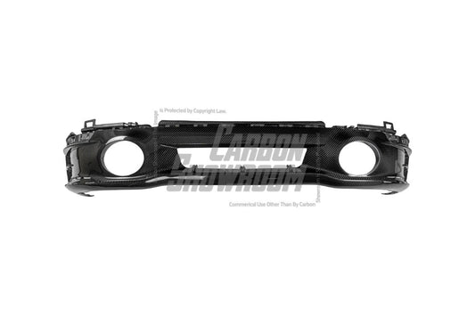 Porsche 911 992 Carrera/4/S/4S 2020-ON with Aftermarket Parts-ART Style Carbon Fiber Rear Diffuser Replacement - Armorextend