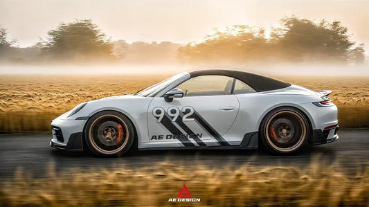 Porsche 911 992 992.1 Carrera Base/S/T/4/4S/Targa 4/ Targa 4S/GTS 2020-2024 with Aftermarket Parts - AE ART Style Ducktail Spoiler Carbon Fiber from ArmorExtend