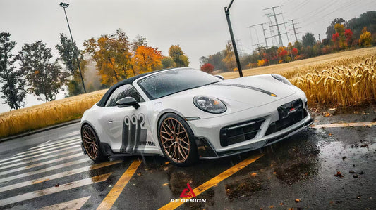 Armorextend "ART" Pre-preg Carbon Fiber Front Splitter for Porsche 992 Carrera / 4 / S / 4S with Sport Package - Performance SpeedShop