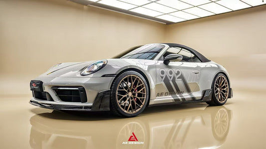 Porsche 911 992 Carrera/4/S/4S (Fits Aero Kit / Sport Package & Base Model)2020-ON with Aftermarket Parts - AE Style Side Skirts Pre-preg Carbon Fiber from ArmorExtend