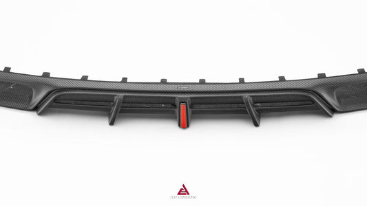 Porsche Cayenne Coupe 9Y0 9Y0.1 9Y0.2 9Y3 9Y3.1 9Y3.2 Base/S/Turbo/E-Hybrid 2019-ON with Aftermarket Parts - AE Rear Diffuser & Rear Canards Pre-preg Carbon Fiber from ArmorExtend