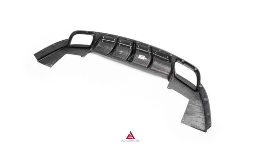 Porsche Cayenne Coupe 9Y0 9Y0.1 9Y0.2 9Y3 9Y3.1 9Y3.2 Base/S/Turbo/E-Hybrid 2019-ON with Aftermarket Parts - AE Rear Diffuser & Rear Canards Pre-preg Carbon Fiber from ArmorExtend