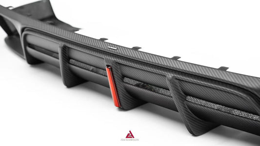 Porsche Cayenne Coupe 9Y0 9Y0.1 9Y0.2 9Y3 9Y3.1 9Y3.2 Base/S/Turbo/E-Hybrid 2019-ON with Aftermarket Parts - AE Rear Diffuser & Rear Canards Pre-preg Carbon Fiber from ArmorExtend