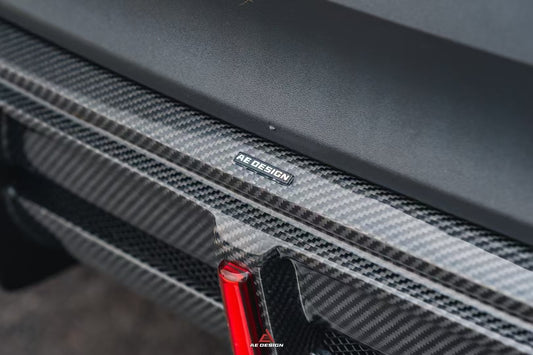 Porsche Cayenne Coupe 9Y0 9Y0.1 9Y0.2 9Y3 9Y3.1 9Y3.2 Base/S/Turbo/E-Hybrid 2019 2020 2021 2022 2023 2024 with Aftermarket Parts - AE Rear Diffuser & Rear Canards Carbon Fiber from ArmorExtend