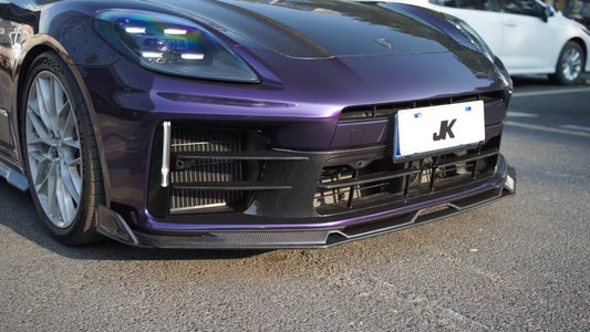 Porsche Panamera 976 Base 4 4S E-Hybird 2024-ON with Aftermarket Parts - AE Desgin ART Front Lip Carbon Fiber from ArmorExtend