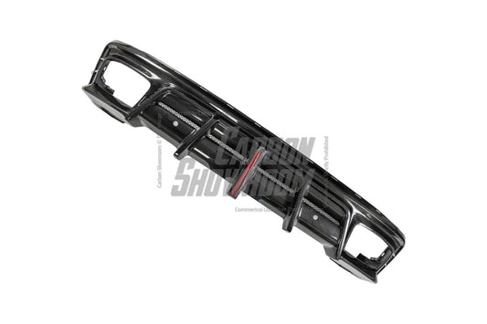 Porsche Panamera 976 Base 4 4S E-Hybird GTS Turbo 2024-ON with Aftermarket Parts - AE Desgin ART Rear Diffuser Carbon Fiber from ArmorExtend