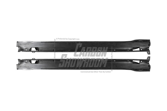 Porsche Panamera 976 Base 4 4S E-Hybird GTS Turbo 2024-ON with Aftermarket Parts - AE Desgin ART Side Skirts Carbon Fiber from ArmorExtend