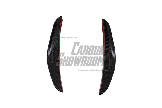 Tesla Model 3 Highland 2024-ON with Aftermarket Parts - AE Style Front Canards Carbon Fiber from ArmorExtend