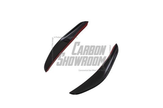 Tesla Model 3 Highland 2024-ON with Aftermarket Parts - AE Style Front Canards Carbon Fiber from ArmorExtend