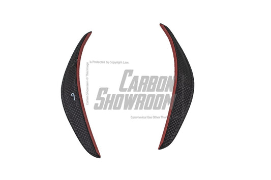 Tesla Model 3 Highland 2024-ON with Aftermarket Parts - AE Style Front Canards Carbon Fiber from ArmorExtend
