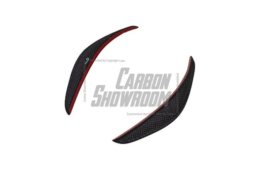 Tesla Model 3 Highland 2024-ON with Aftermarket Parts - AE Style Front Canards Carbon Fiber from ArmorExtend