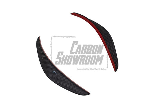 Tesla Model 3 Highland 2024-ON with Aftermarket Parts - AE Style Front Canards Carbon Fiber from ArmorExtend