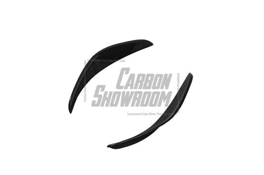 Tesla Model 3 Highland 2024-ON with Aftermarket Parts - AE Style Front Canards Carbon Fiber from ArmorExtend