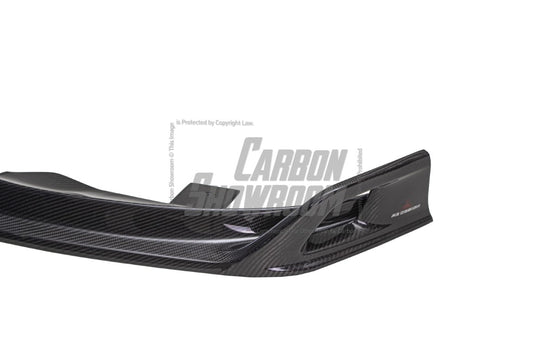 Tesla Model 3 Highland 2024-ON with Aftermarket Parts - AE Style Front Canards Carbon Fiber from ArmorExtend