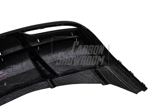 Tesla Model 3 Highland / Performance 2024-ON with Aftermarket Parts - AE Style Rear Diffuser & Canards Carbon Fiber from ArmorExtend