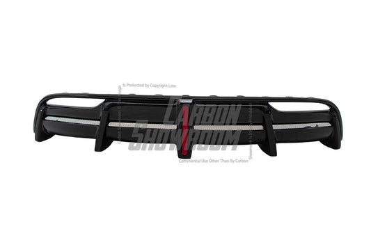 Tesla Model 3 Highland / Performance 2024-ON with Aftermarket Parts - AE Style Rear Diffuser & Canards Carbon Fiber from ArmorExtend