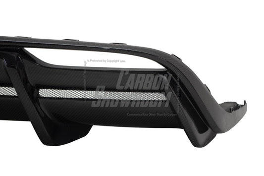 Tesla Model 3 Highland / Performance 2024-ON with Aftermarket Parts - AE Style Rear Diffuser & Canards Carbon Fiber from ArmorExtend